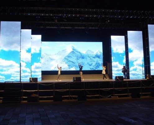 LED screen stage design
